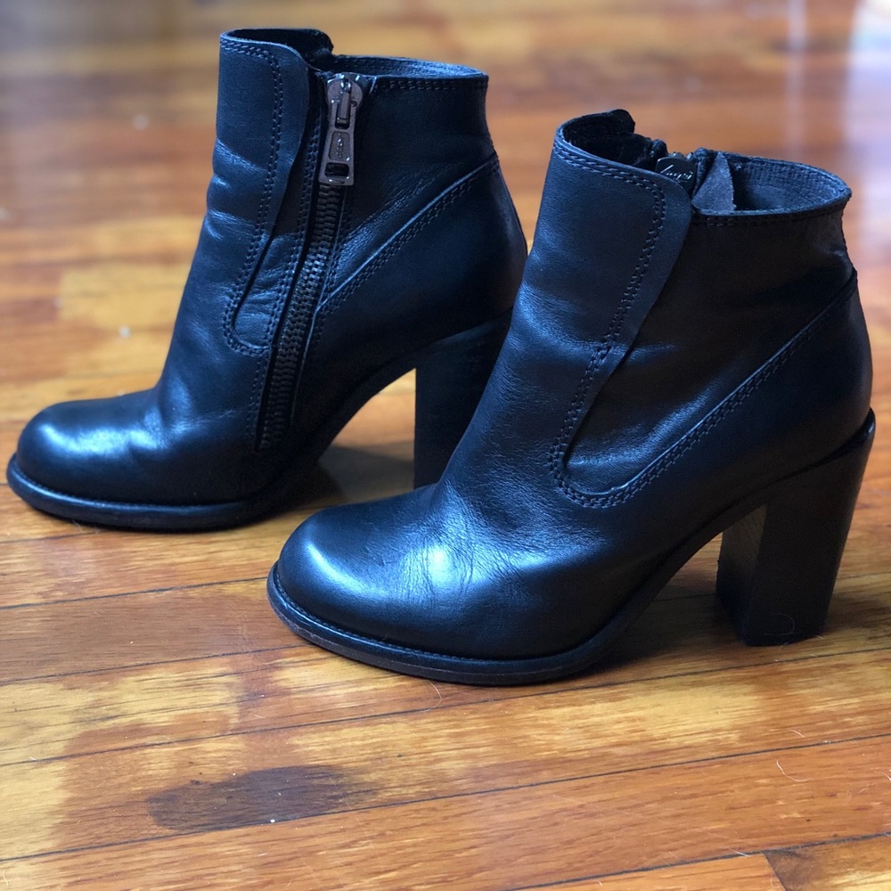 All Saints Black Ankle Boots, Size 6